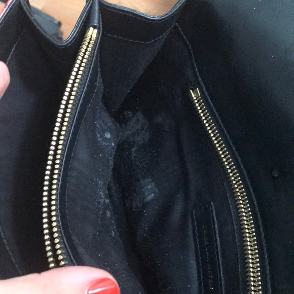 Dries Van Noten red and black snakeskin clutch - Picture 5 of 5